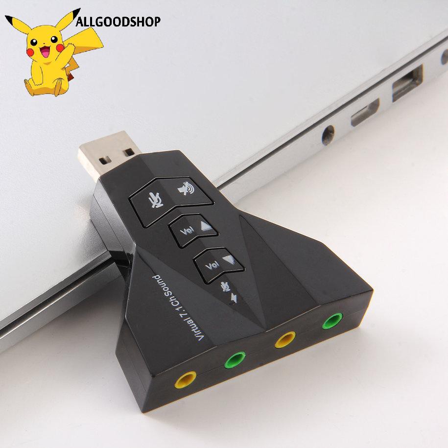 all} Usb Sound Usb Âm Thanh VIRTUAL 7.1 ( PHI THUYỀN) ra 4 Cổng