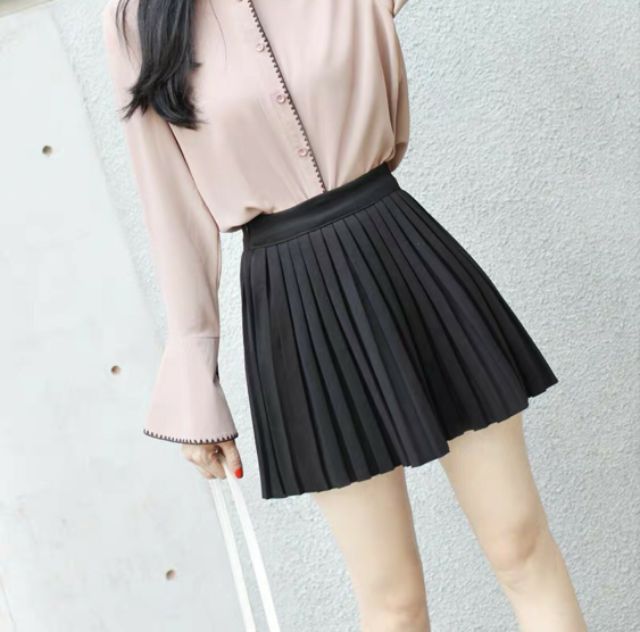 Chân váy ngắn dập ly xinh xắn ( kèm hình và video thật 100%)