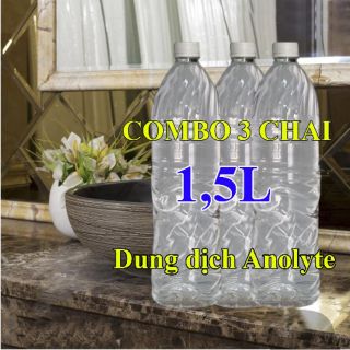 Dung dịch rửa tay sát khuẩn Anolyte (Combo 3 chai 1,5L)