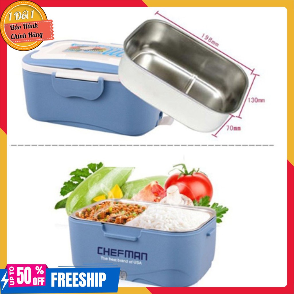 Hộp ủ cơm hâm nóng tự động Chefman CM112i Tặng kèm túi đựng và bộ thìa, dìa, đũa