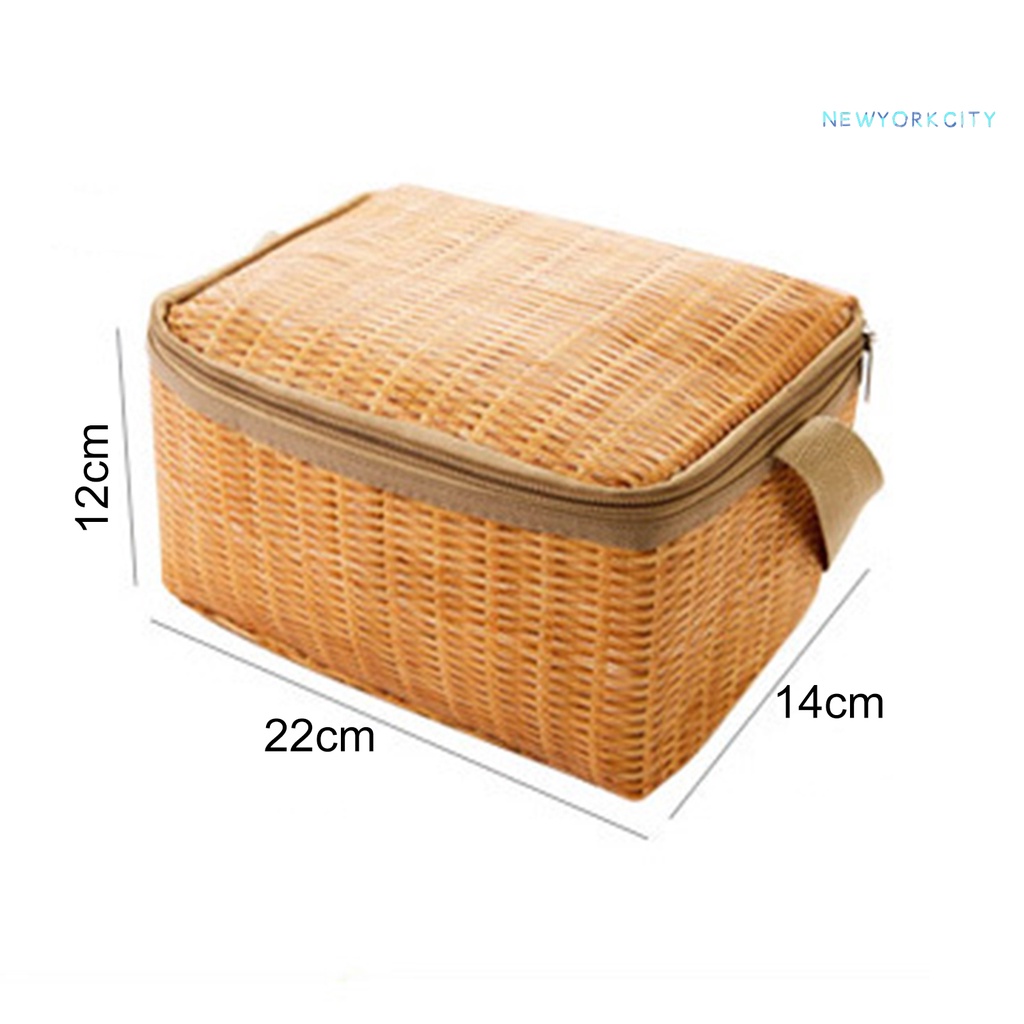 Túi Đựng Cơm Trưa Cách Nhiệt Chống Rách Sức Chứa Lớn Tiện Dụng Mang Theo Dã Ngoại