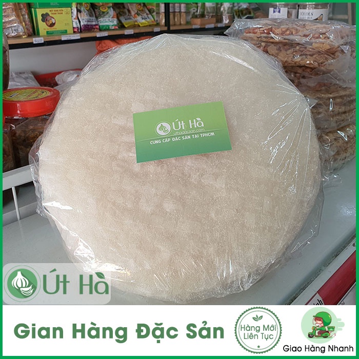 Bánh Tráng Gạo Nhúng Giòn Phù Mỹ Bình Định Sấp 20 Cái Dai Giòn Không Bị Chai - Út Hà Đặc Sản