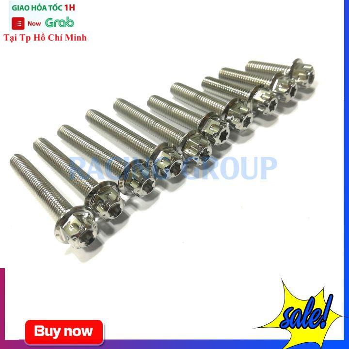 Bộ Ốc Lốc Máy Wave Dream Salaya Inox 23 Con
