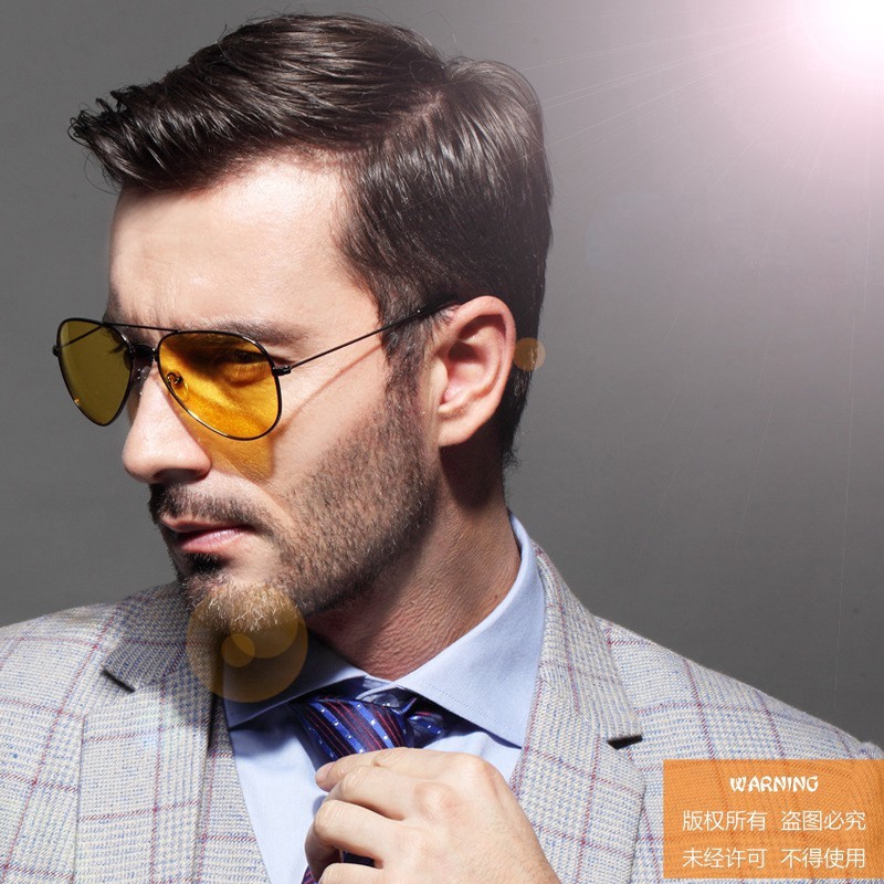 Kính Mát Unisex Gọng Kim Loại Phong Cách Retro