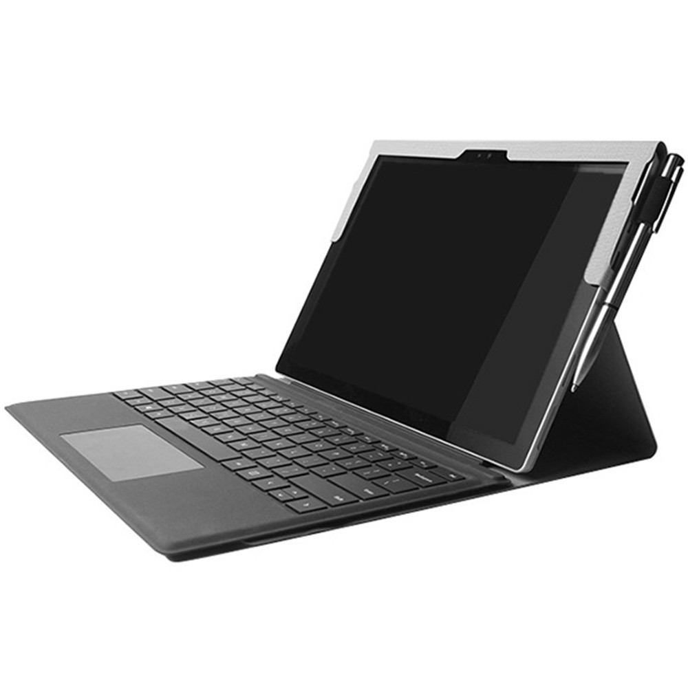 Bảo Vệ Bao Da Pu Máy Tính Bảng Gấp Gọn Có Thể Làm Giá Đỡ Cho Microsoft Surface Pro 4 / 5 / 6 / 7 12.3inch Ốp