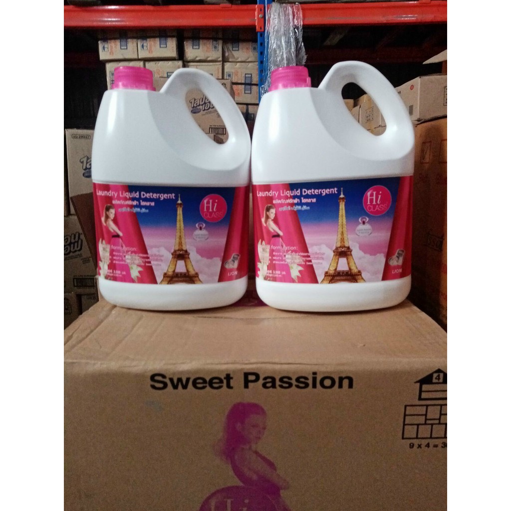 Nước giặt xả quần áo Hiclas Thái Lan can 3500ml