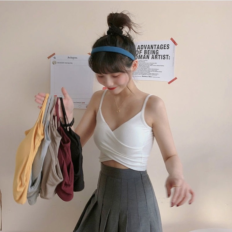 Áo yếm màu sắc ngọt ngào phong cách Pháp cho nữ 40-65KG