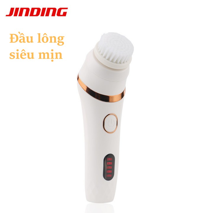 Máy rửa mặt Máy cạo tỉa lông massage mặt đa năng cao cấp JinDing JD-529