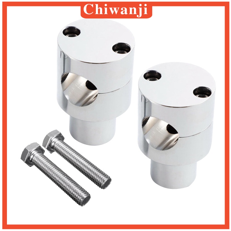 1 Cặp Phụ Kiện Nâng Tay Lái Xe Máy Harley Màu Đen 25mm