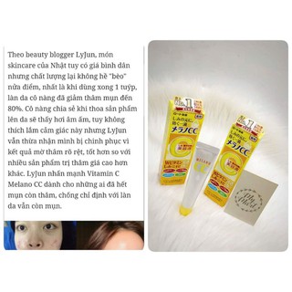 Tinh chất Giảm thâm sáng da CC MELANO