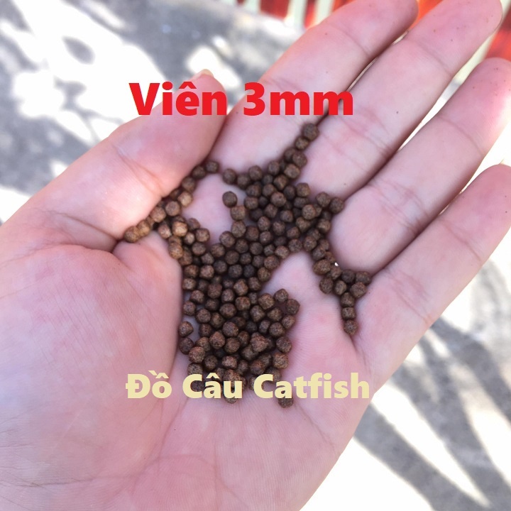 [cám viên] 1KG Thức ăn cá ( 2ly đến 10ly) cho cá ăn hoặc dùng câu cá(cá tra,chép,trê,rô phi,mè)(1KG)-mồi câu cá-cám cá