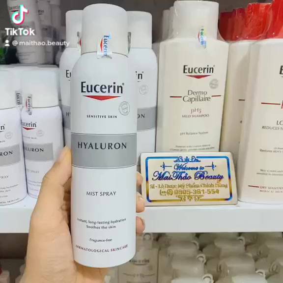 ✅[CHÍNH HÃNG] Xịt dưỡng ẩm cho da nhạy cảm Eucerin Hyaluron Mist Spray 150ml | BigBuy360 - bigbuy360.vn