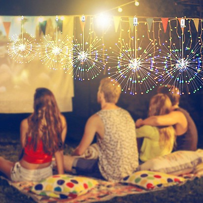 ❤️ FREESHIP ❤️ Đèn nháy led dạng pháo hoa - Dèn trang trí