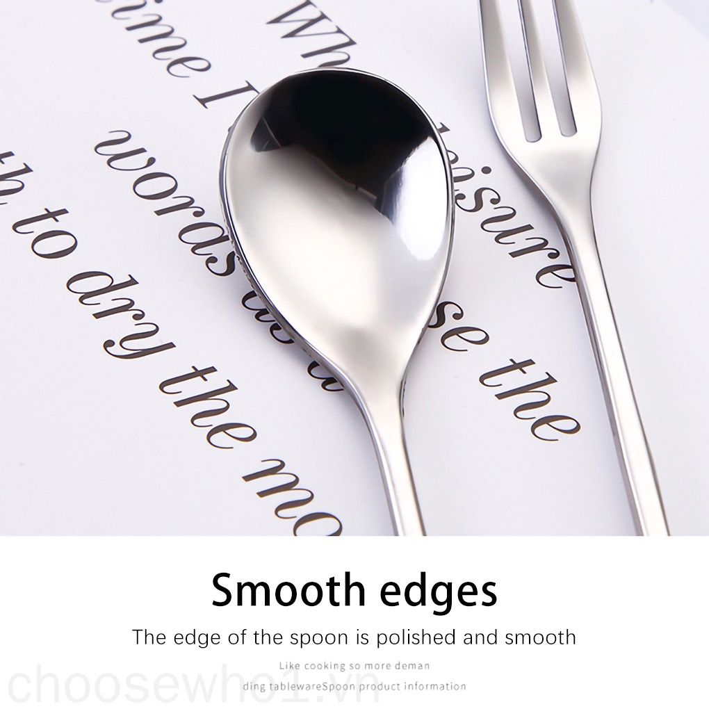 Nĩa ăn tráng miệng bằng thép không gỉ tiện dụng cho nhà hàng