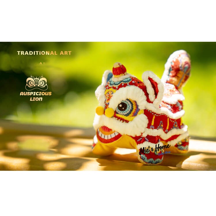 Bộ Kit Gói Dụng cụ tự thêu Lân Sư Tử May Mắn DIY nguyên liệu bạn thêu thủ công túi thơm Trung Thu Đoàn Viên Mie Handmade