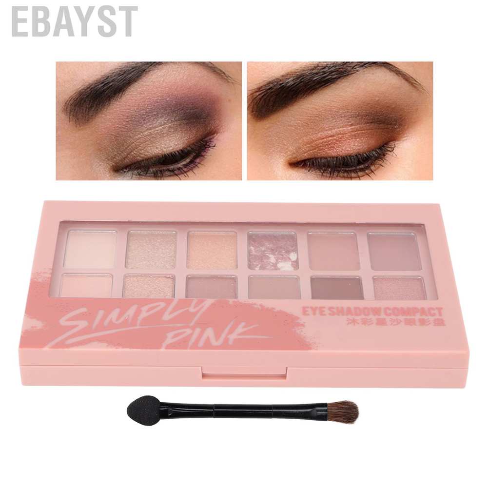 Bảng phấn mắt 12 màu lì và kim tuyến lâu trôi 7.2g # 01
 | BigBuy360 - bigbuy360.vn