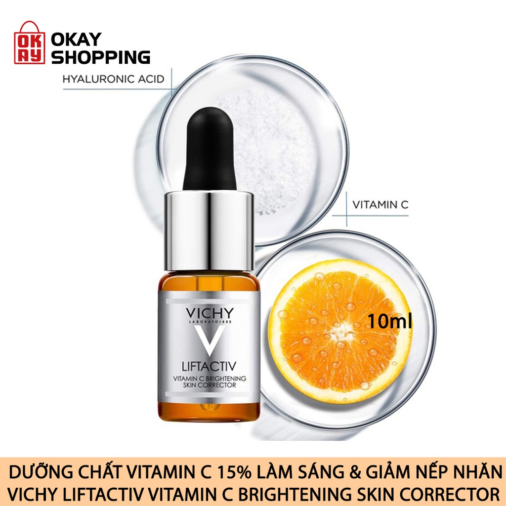 Dưỡng chât vitamin c 15% dưỡng da, làm sáng & giảm nếp nhăn Vichy liftactiv 10ml | BigBuy360 - bigbuy360.vn