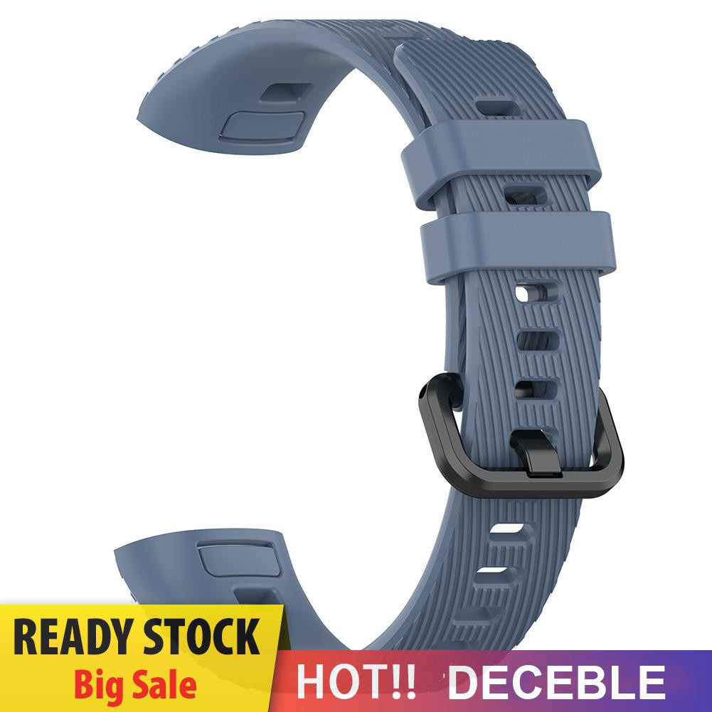 Deceble Soft TPU Watch Band Bracelet Wrist Strap Replacement for Huawei Band 3 Pro