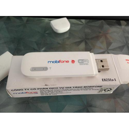 USB 3G Phát sóng wifi Mobifone E8231s-1 dùng tất cả các sim