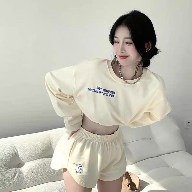 Set áo + quần thể thao polo dài tay thu đông