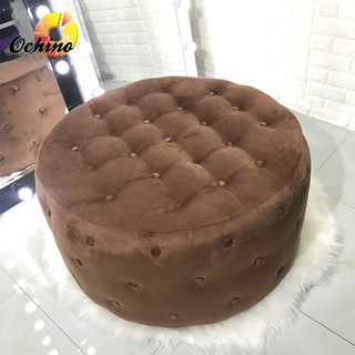 Đôn Tròn Da, Đôn Tròn Sofa DA (Đường Kính 80cm)
