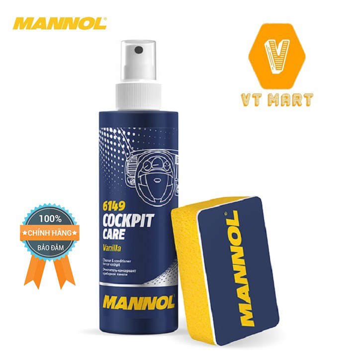 Dung Dịch Vệ Sinh Buồng Lái MANNOL Cockpit Care Vanilla 6149 250ml – VT MART