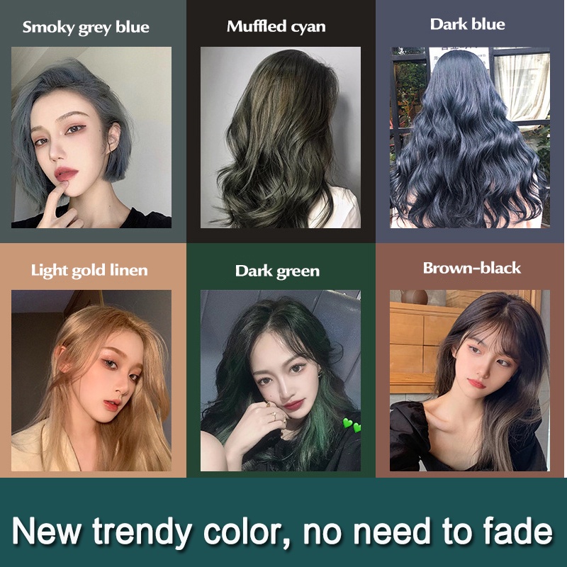 Kem Nhuộm Tóc Chuyên Nghiệp MEIDU Màu Nâu Vàng Đỏ Tím Tự Nhiên Với Peroxide Gream