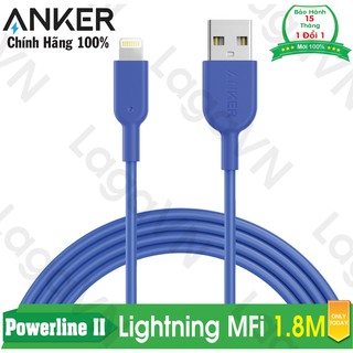 Cáp sạc anker powerline ii lightning mfi dài 1.8m cho iphone ipad ipod - a8433h31