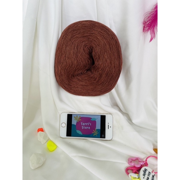 Yarn - Sợi Linen pha Cotton - Sợi Chập - Cỡ sợi từ 0.6mm ~ 0.8mm - Đan móc áo váy mùa hè