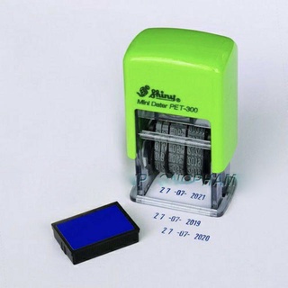 Dấu Shiny PET-300 (Dấu Ngày-Tháng-Năm) Size 3mm Đóng Lên Giấy In