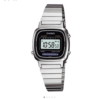 Đồng hồ casio la-670wa-jf  của nữ màu bạc 