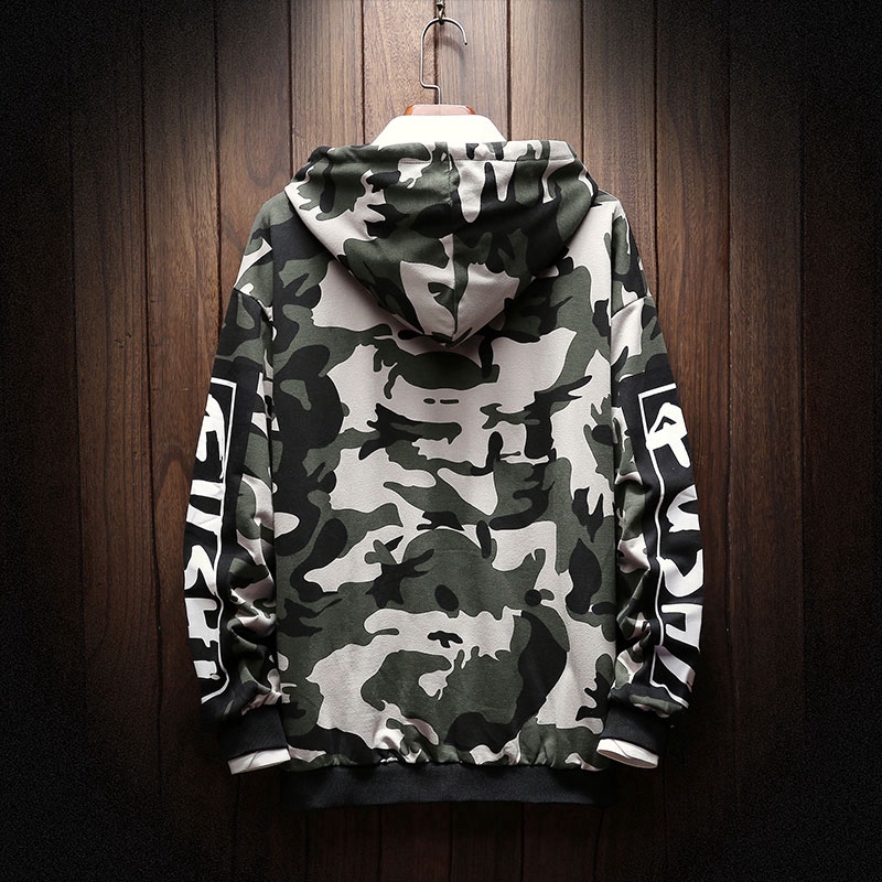 Áo hoodie họa tiết camo cho nam # 0823
