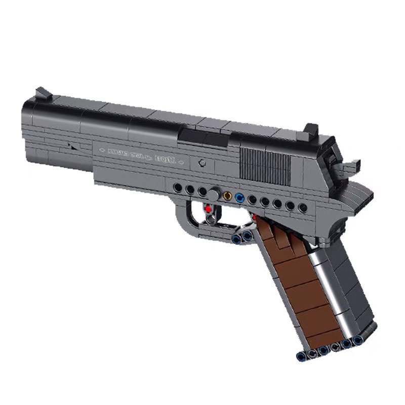 Đồ chơi ráp Brick 670007 Xếp hình súng lục M1911 Automatic Pistol 333 mảnh