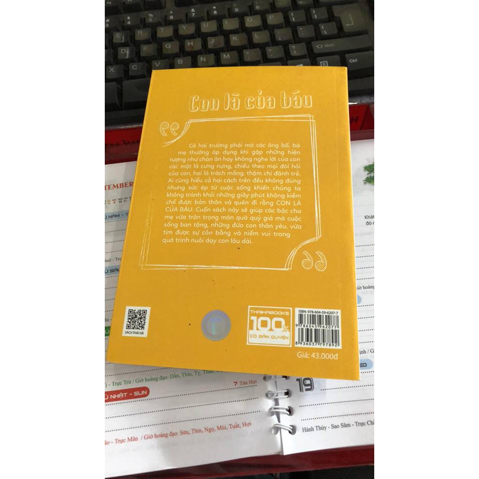 Sách - Con là của báu - Giải đáp những thắc mắc và lo lắng của cha mẹ khi nuôi dạy con