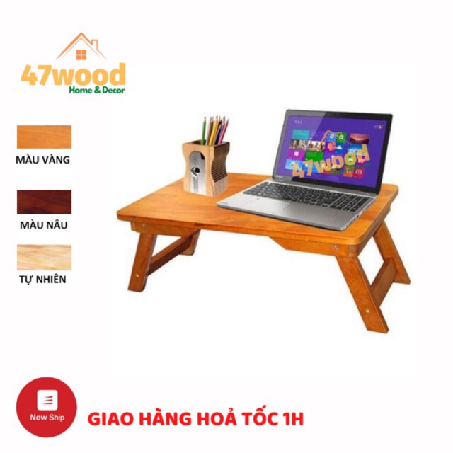 Bàn gỗ xếp chân thang 50x70cm