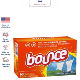 Giấy thơm quần áo Bounce 4 In 1 Mỹ tách lẻ - EDS Hàng Mỹ
