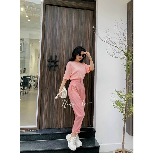 Sét Áo Thun Quần Baggy Bigsize 55kg Đến 100kg (L/XL/XXL)