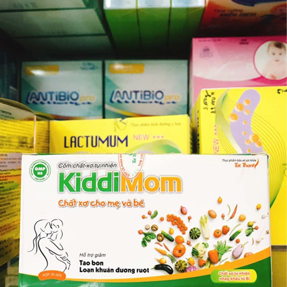 Cốm vi sinh Kiddimom: Hỗ trợ rối loạn tiêu hóa, khó tiêu, táo bón cho trẻ sơ sinh và bà bầu