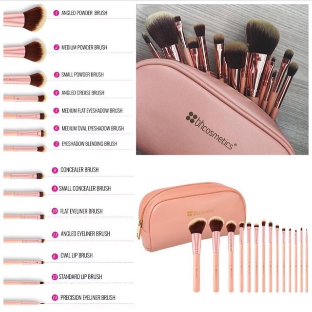 Bộ cọ BH cosmetic / cọ tách set