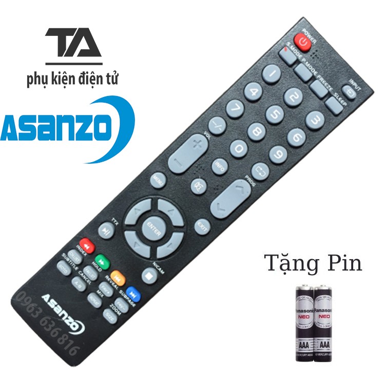 [FREESHIP 50K] REMOTE ĐIỀU KHIỂN TIVI ASANZO