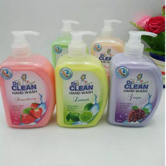 (giá sỉ) Nước rửa tay DR CLEAN hương hoa quả siêu thơm - CHAI 500ML