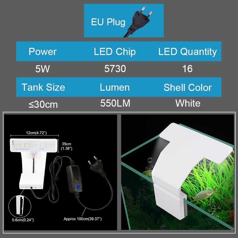 Đèn Led kẹp Vipsun M180 chuyên dụng cho hồ cá