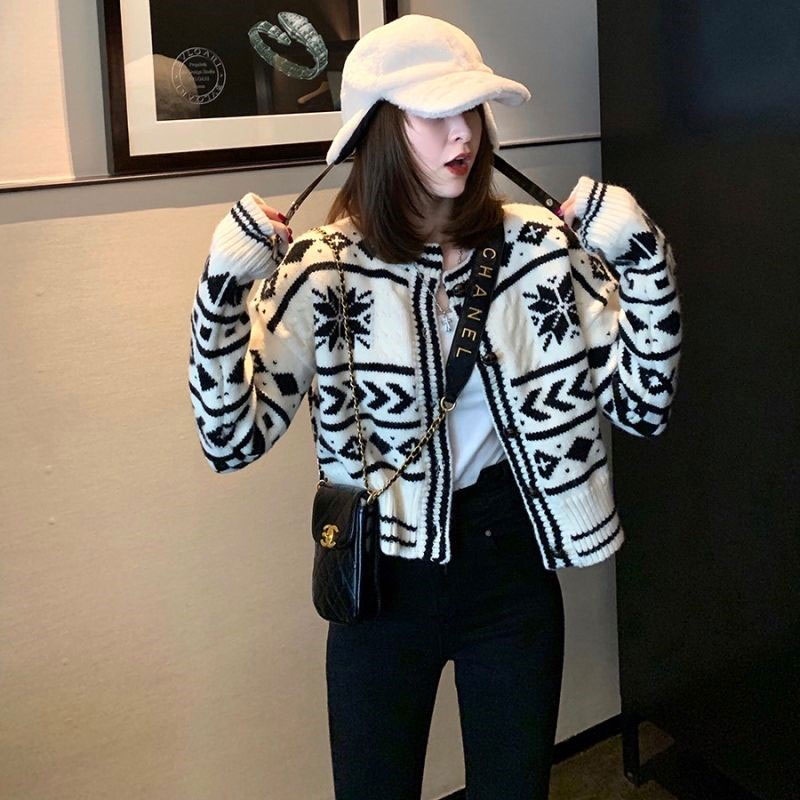 Áo Khoác cardigan Dệt Kim Tay Dài Dáng Rộng Phong Cách Hàn Quốc Thời Trang Mới Cho Nữ