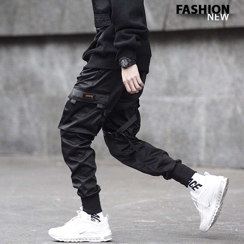 Quần jogger thể thao nam kaki FREESHIP mã TT42 Black túi hộp Cao Cấp kiểu bó ống Hàn Quốc chất vải đẹp ống dài