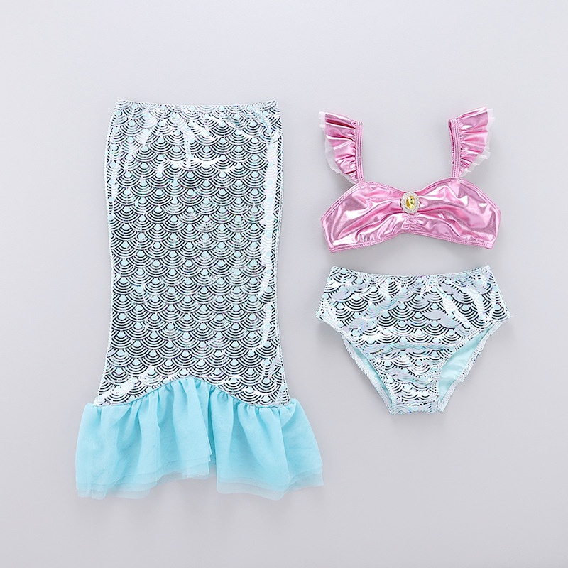 Bộ Đồ Bơi Hóa Trang Nàng Tiên Cá Cho Bé Gái