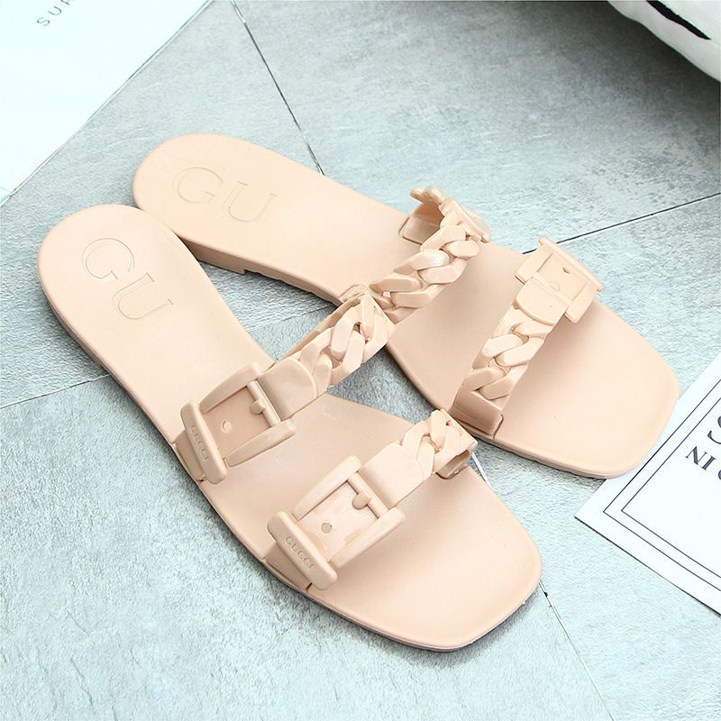 2021 Dép nhựa Gu dẻo đi mưa nam nữ mẫu mới ảnh thật fashion bền đẹp độc