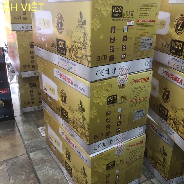 [Mã 155ELSALE giảm 7% đơn 300K] Bình nóng lạnh Picenza N20LUX (20L)