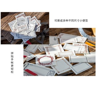 Tập giấy note khung hình trang trí collage