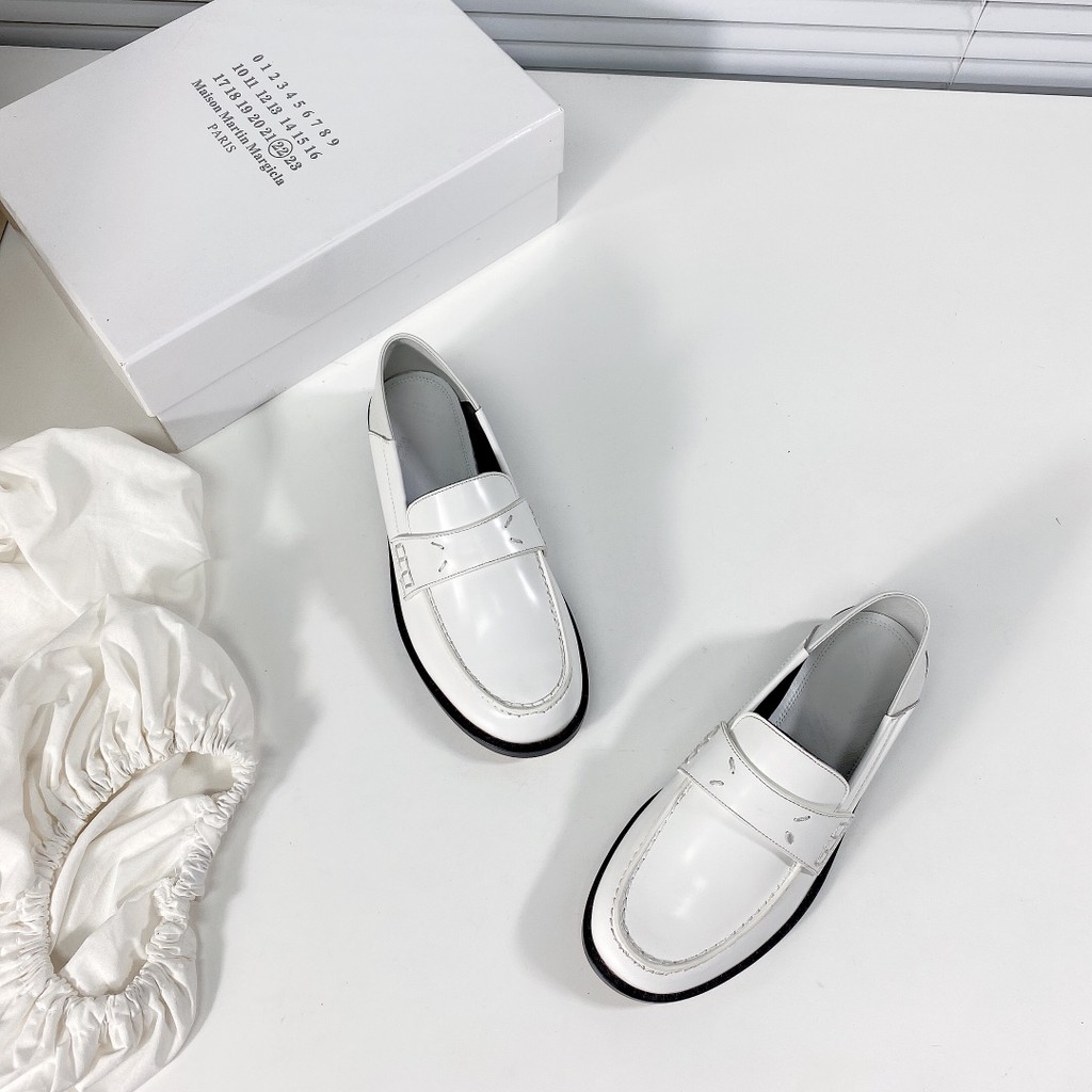 [Chính hãng+Fullbox] Giày oxford da thật cao cấp Maison Margiela thiết kế sang trọng và cá tính | BigBuy360 - bigbuy360.vn