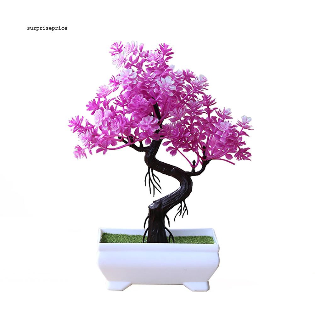 Cây bonsai giả trang trí không gian xanh đẹp mắt tiện dụng